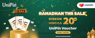 Diskon Rp 20.000 UniPin Voucher di Ramadan THR Sale